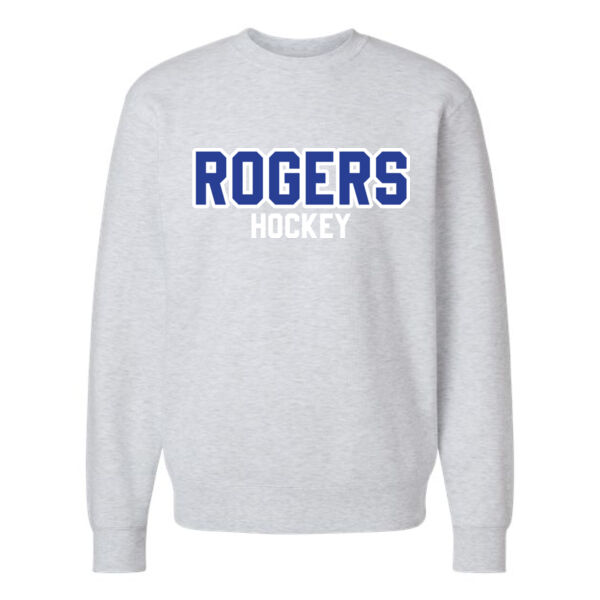 Independent Trading Co Unisex Midweight Crewneck Sweatshirt - Applique Logo **Add Name For $5** Thumbnail